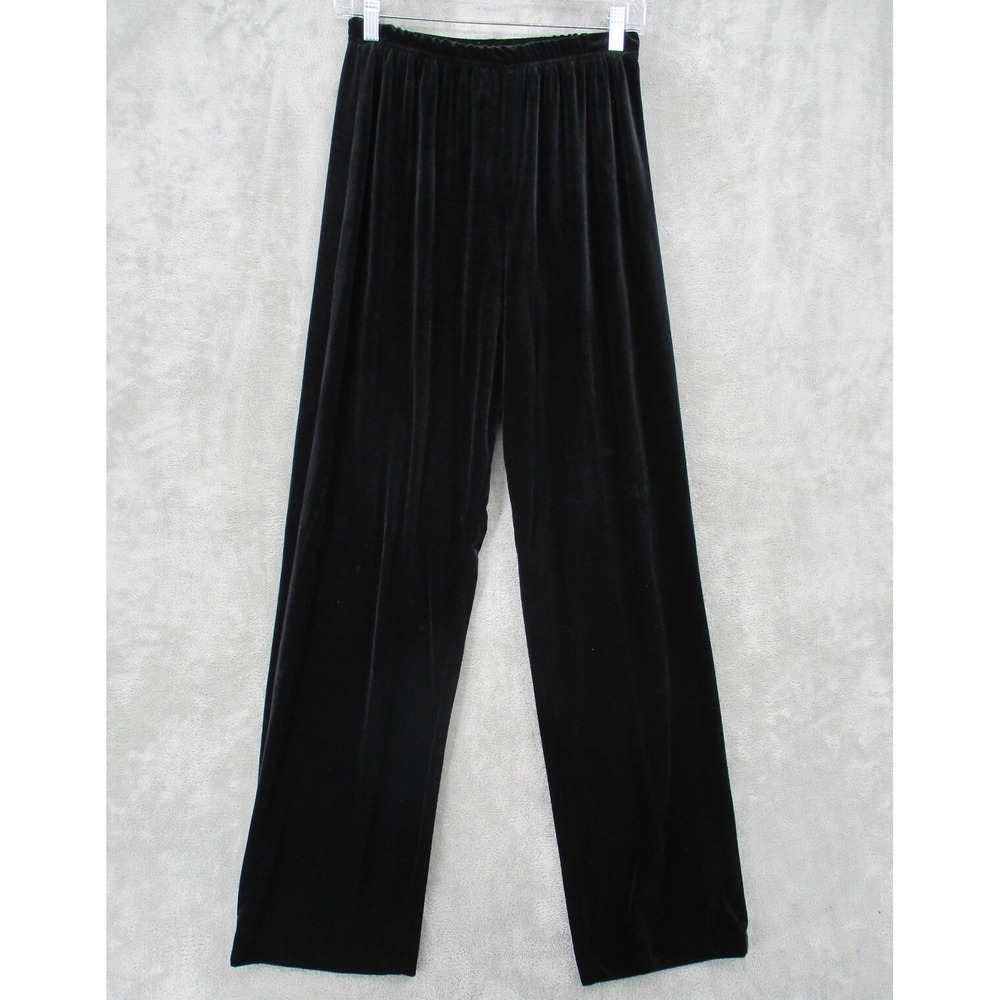 Vintage Nina Piccalino‎ Pants Womens 8 Straight Leg Velvet Pull On Whimsigoth